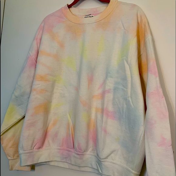 Authentic BROWN DYED GIRL Tye Dyed Sweat Suit - Picture 3 of 8